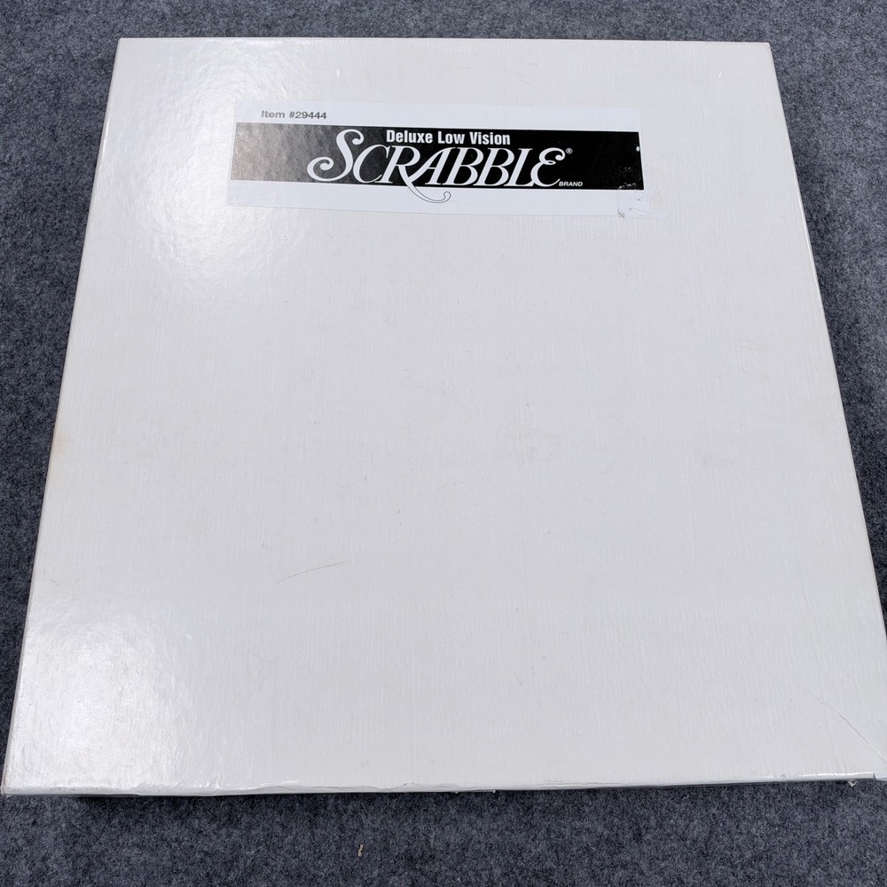 Deluxe Low Vision Scrabble Game Reizen 29444 Rotating Large Print Tile Board